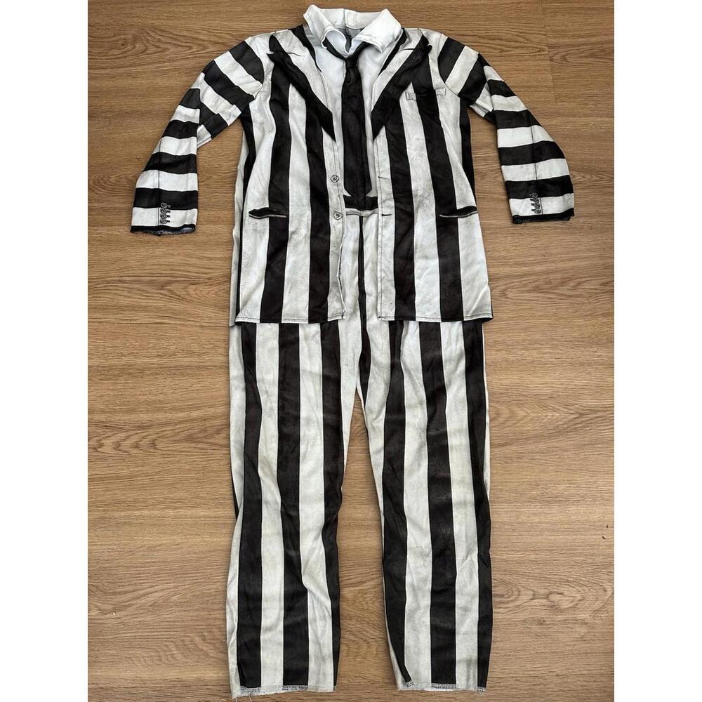Beetlejuice Beetlejuice Rubie's Costume Boys Size Medium One Piece Suit